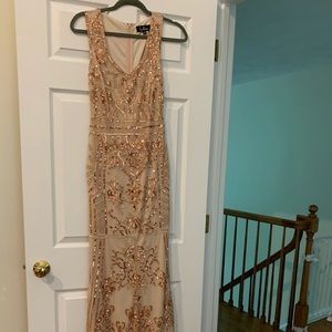 ASOS black tie dress